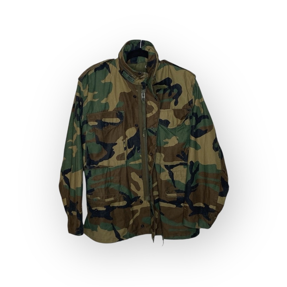 Vintage: Golden Mfg ☮︎︎ Military M65 Field Jacket ☮︎︎ Camoflague Original Issue - Picture 5 of 16